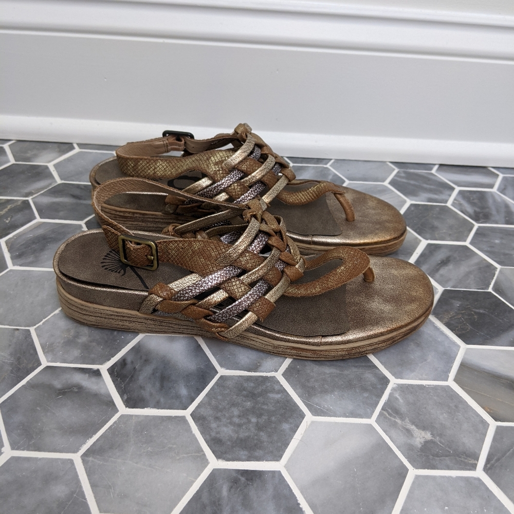 OTBT Aviate Gladiator Strappy Distressed Boho Thong Sandals